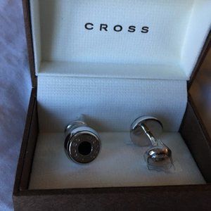 Cross Silver Plated Cufflinks